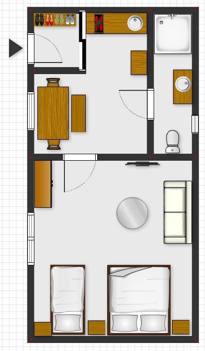 Apartman Krajcer Gerlachov  Værelse billede